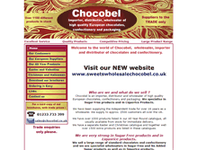 Tablet Screenshot of chocobel.com